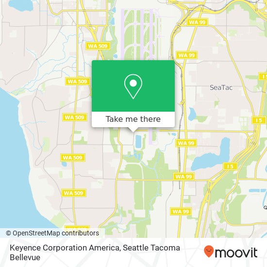 Keyence Corporation America map