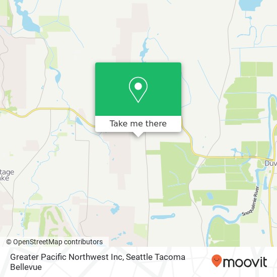 Greater Pacific Northwest Inc map