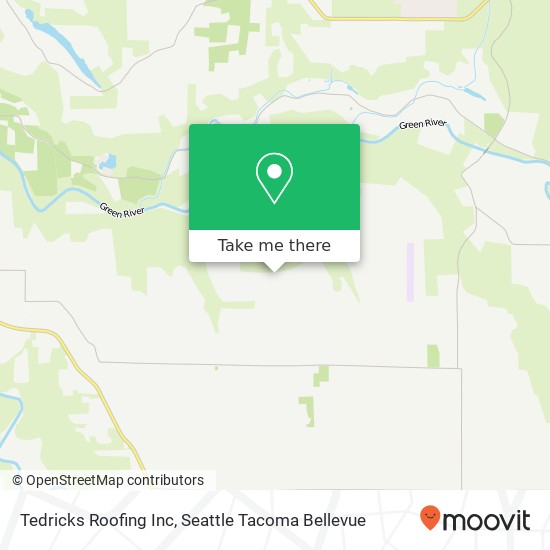 Tedricks Roofing Inc map