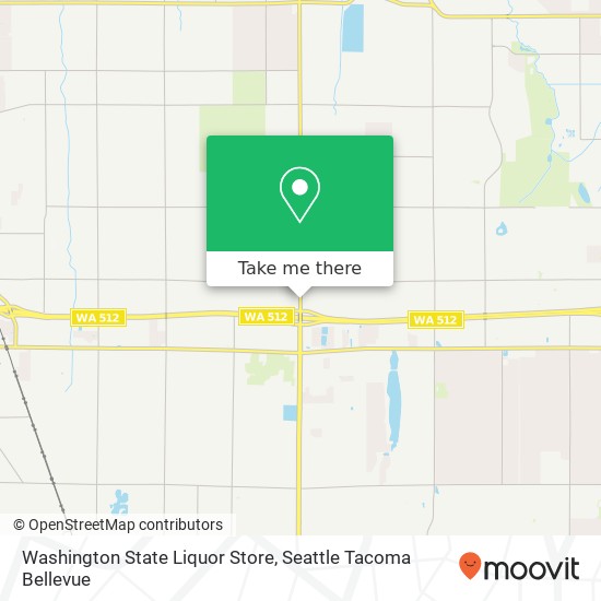 Mapa de Washington State Liquor Store