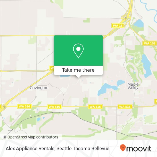 Mapa de Alex Appliance Rentals