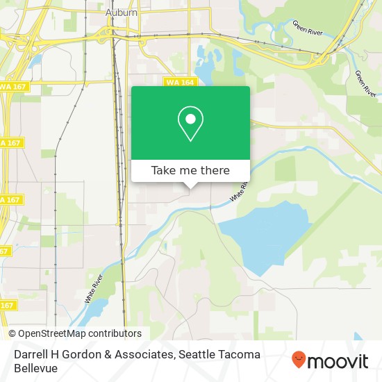 Darrell H Gordon & Associates map