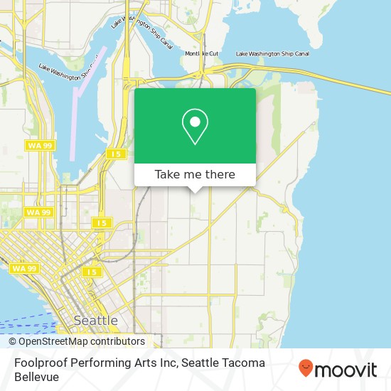 Mapa de Foolproof Performing Arts Inc