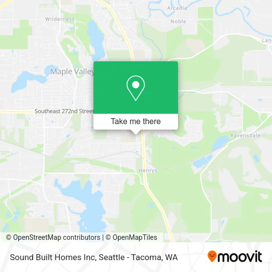 Mapa de Sound Built Homes Inc