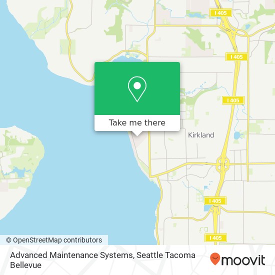 Advanced Maintenance Systems map
