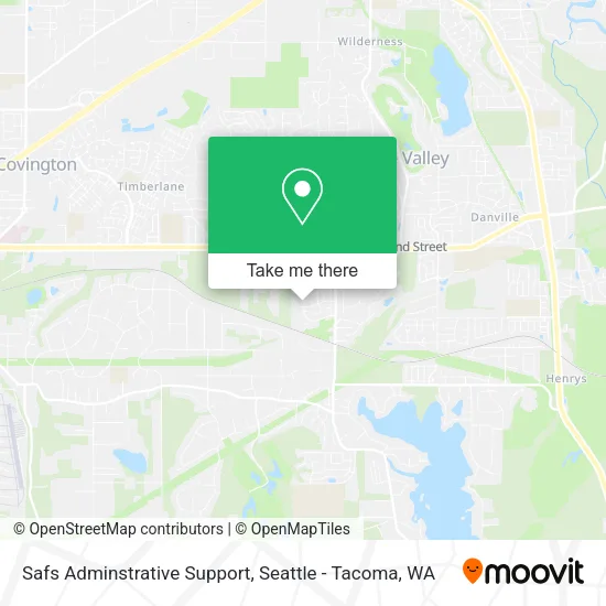 Mapa de Safs Adminstrative Support