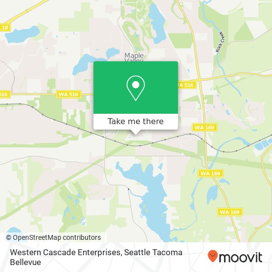 Western Cascade Enterprises map