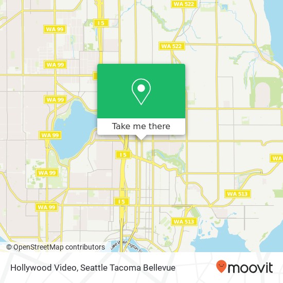 Hollywood Video map