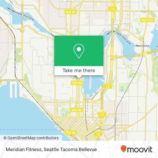 Meridian Fitness map