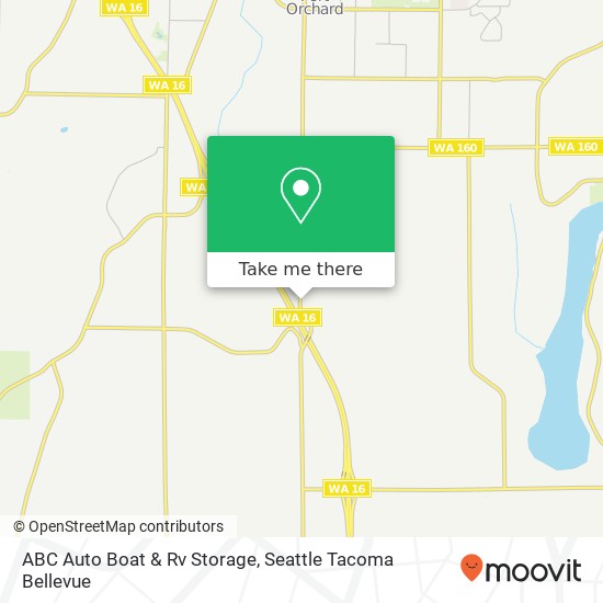 Mapa de ABC Auto Boat & Rv Storage