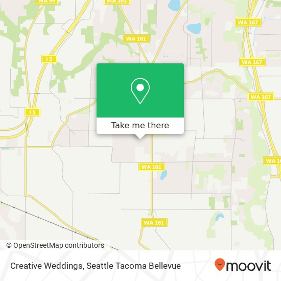 Creative Weddings map