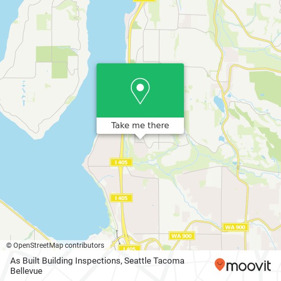 Mapa de As Built Building Inspections