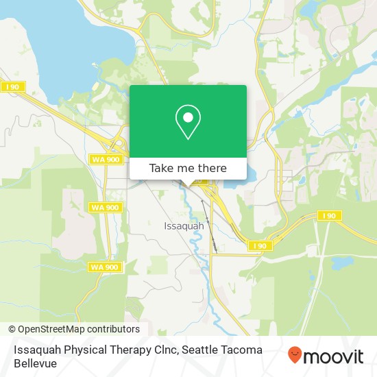 Mapa de Issaquah Physical Therapy Clnc