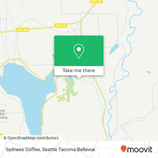 Sydnees Coffee map