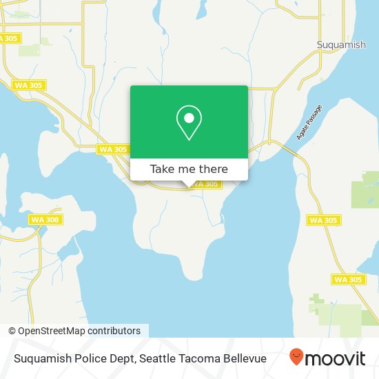 Suquamish Police Dept map