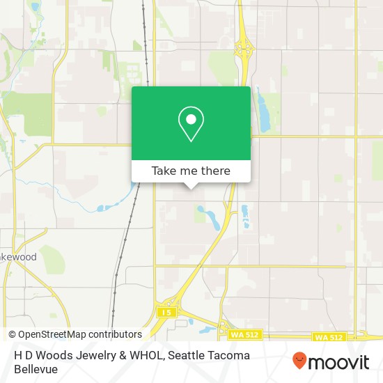 H D Woods Jewelry & WHOL map