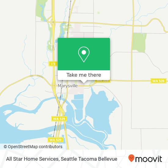 All Star Home Services map