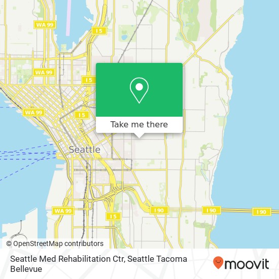 Mapa de Seattle Med Rehabilitation Ctr