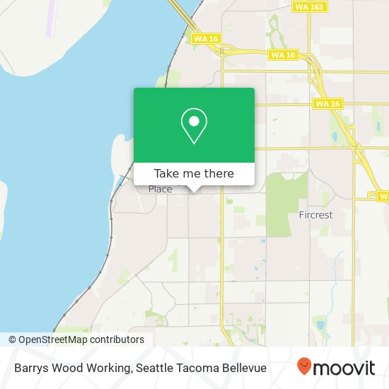 Barrys Wood Working map