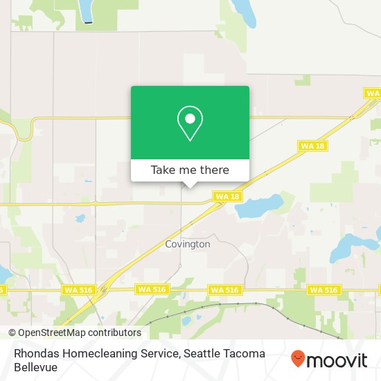 Rhondas Homecleaning Service map