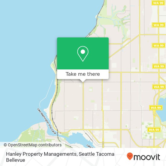Hanley Property Managements map