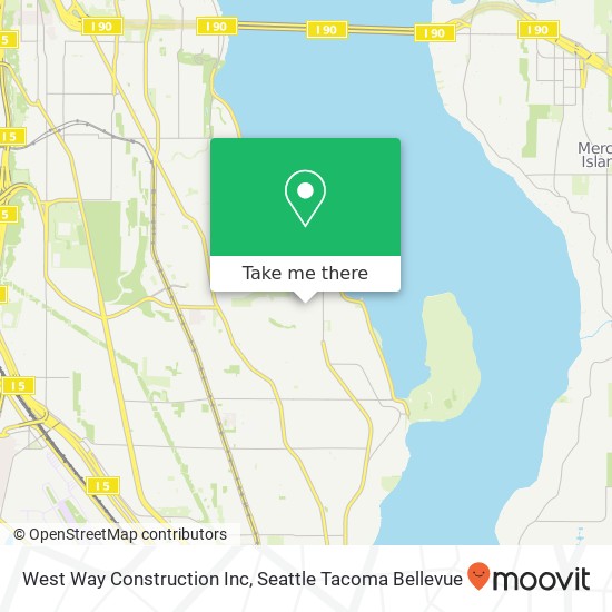 Mapa de West Way Construction Inc