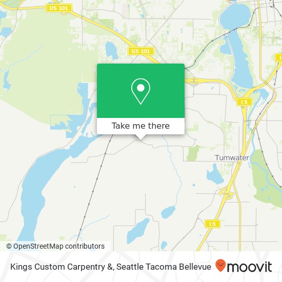 Kings Custom Carpentry & map