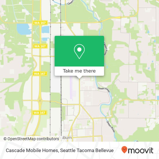 Mapa de Cascade Mobile Homes