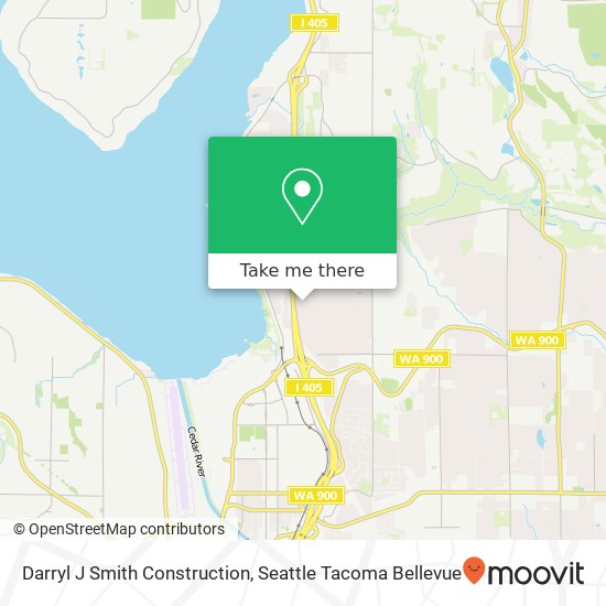 Darryl J Smith Construction map