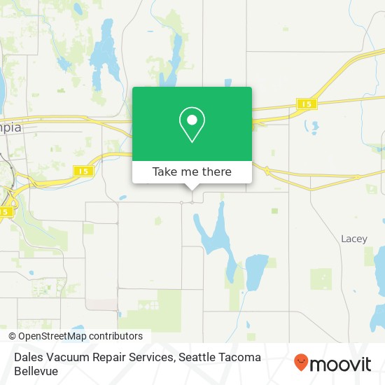 Dales Vacuum Repair Services map