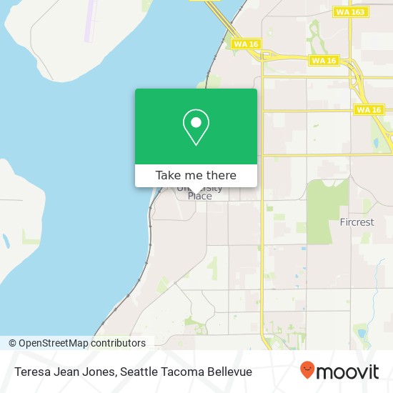 Mapa de Teresa Jean Jones