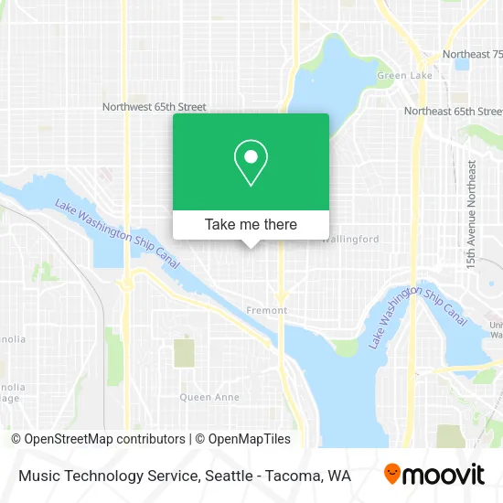 Mapa de Music Technology Service