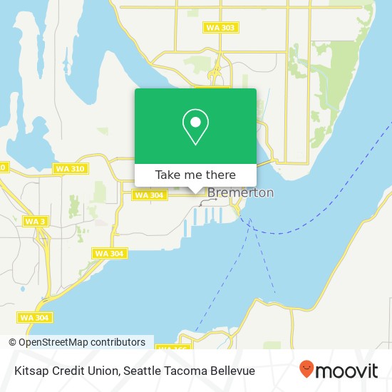 Mapa de Kitsap Credit Union