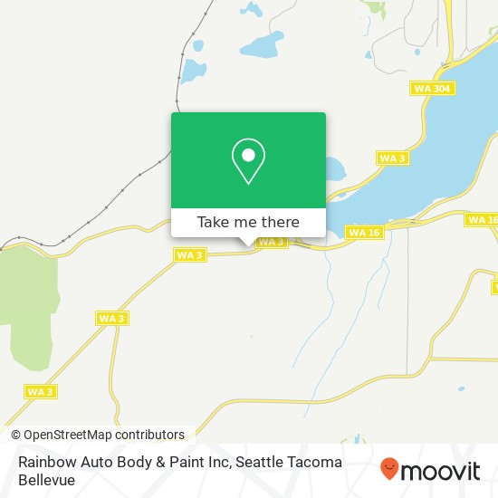 Mapa de Rainbow Auto Body & Paint Inc