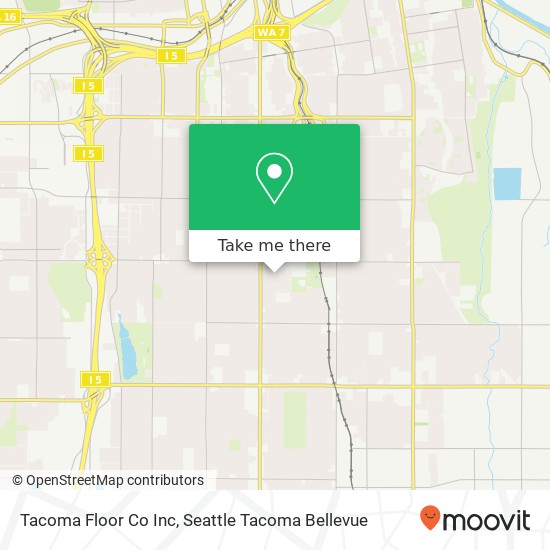 Mapa de Tacoma Floor Co Inc