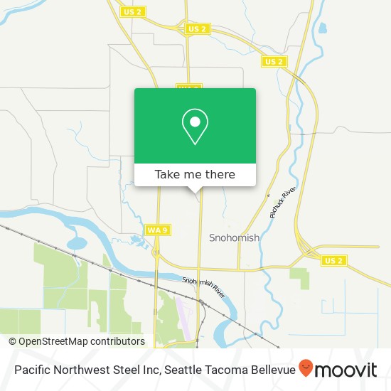 Mapa de Pacific Northwest Steel Inc