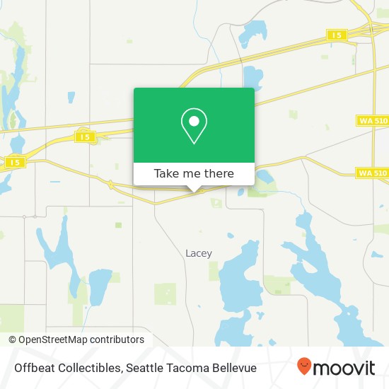 Offbeat Collectibles map