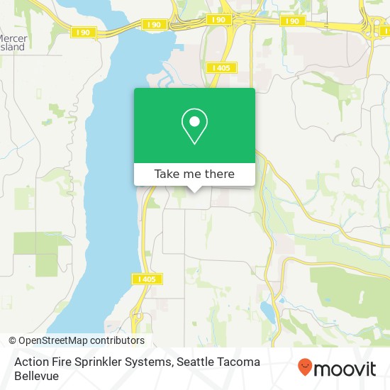 Mapa de Action Fire Sprinkler Systems