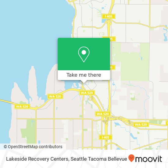Lakeside Recovery Centers map