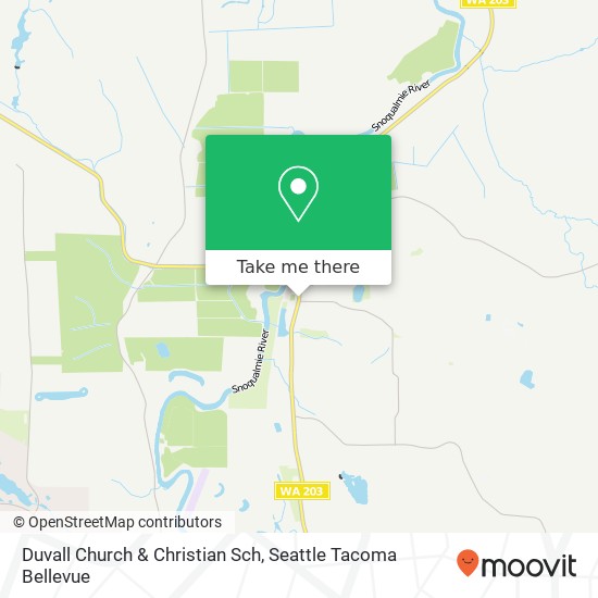 Mapa de Duvall Church & Christian Sch