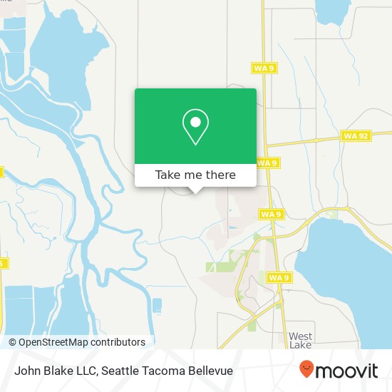 John Blake LLC map