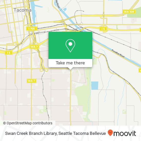 Mapa de Swan Creek Branch Library