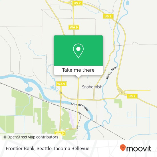 Frontier Bank map