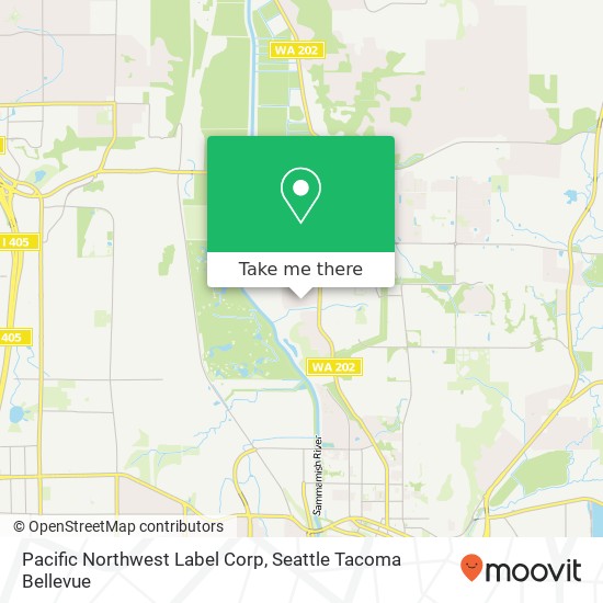 Mapa de Pacific Northwest Label Corp