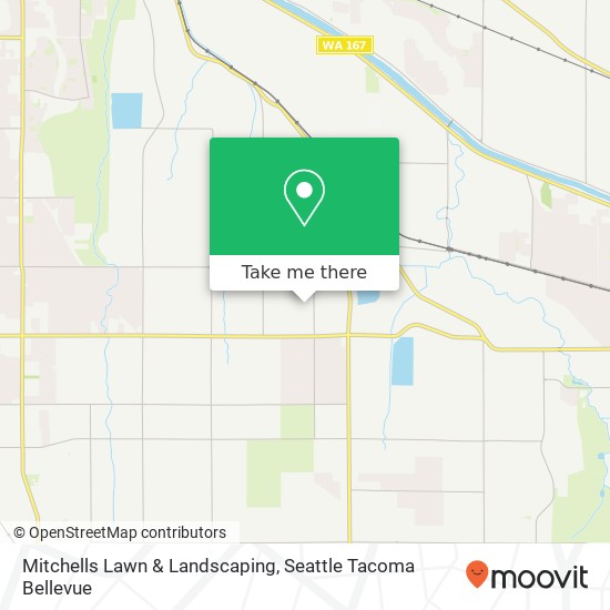 Mitchells Lawn & Landscaping map