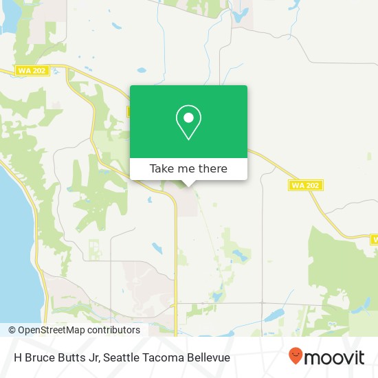 H Bruce Butts Jr map