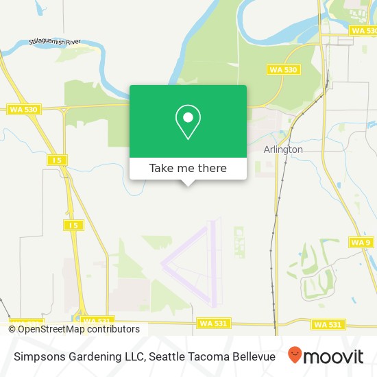 Simpsons Gardening LLC map