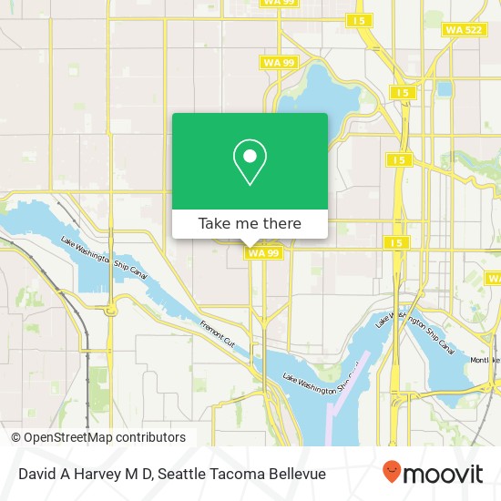 David A Harvey M D map