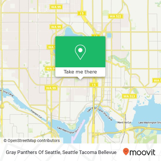 Gray Panthers Of Seattle map