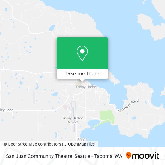 San Juan Community Theatre map